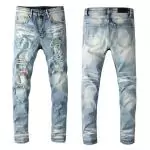 amiri jeans prix bas skinny fit ar6560 blue